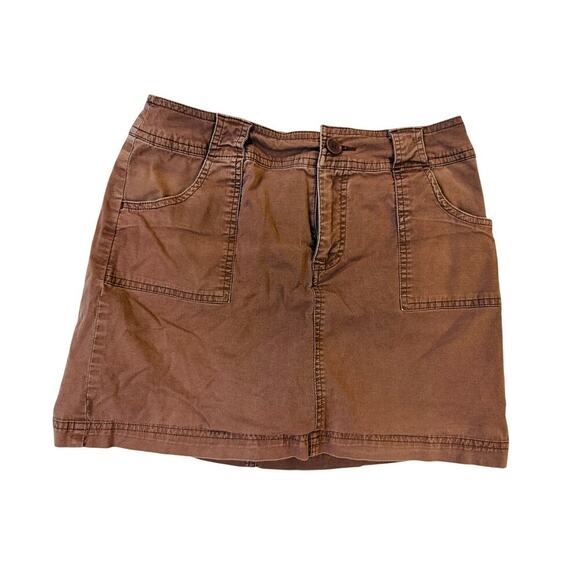 St. John’s Bay Women’s 6P Skirts Skort Bundle – Plaid & Brown Utility Cotton - Picture 3 of 9